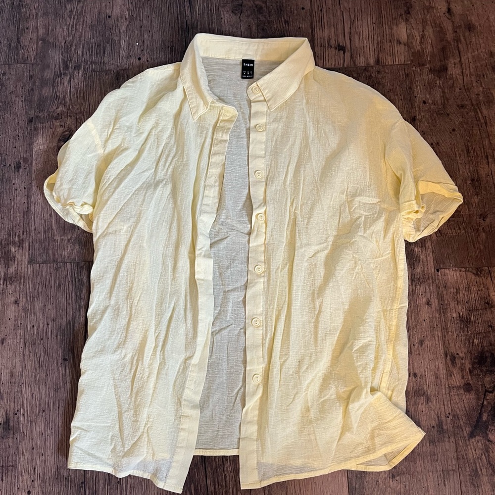 Shein button down shirt